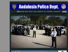 Tablet Screenshot of andalusiapolice.com
